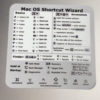Mac OS Shortcut Sticker - Long Lasting Vinyl - 3"x3"- MacBook iMac Mac Mini